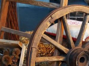 Holz-Wagenrad 3
